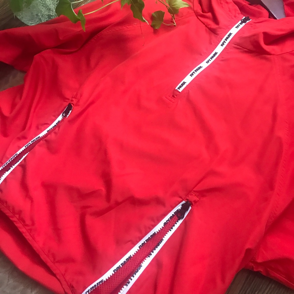 Adidas/Ivy Park Red Windbreaker